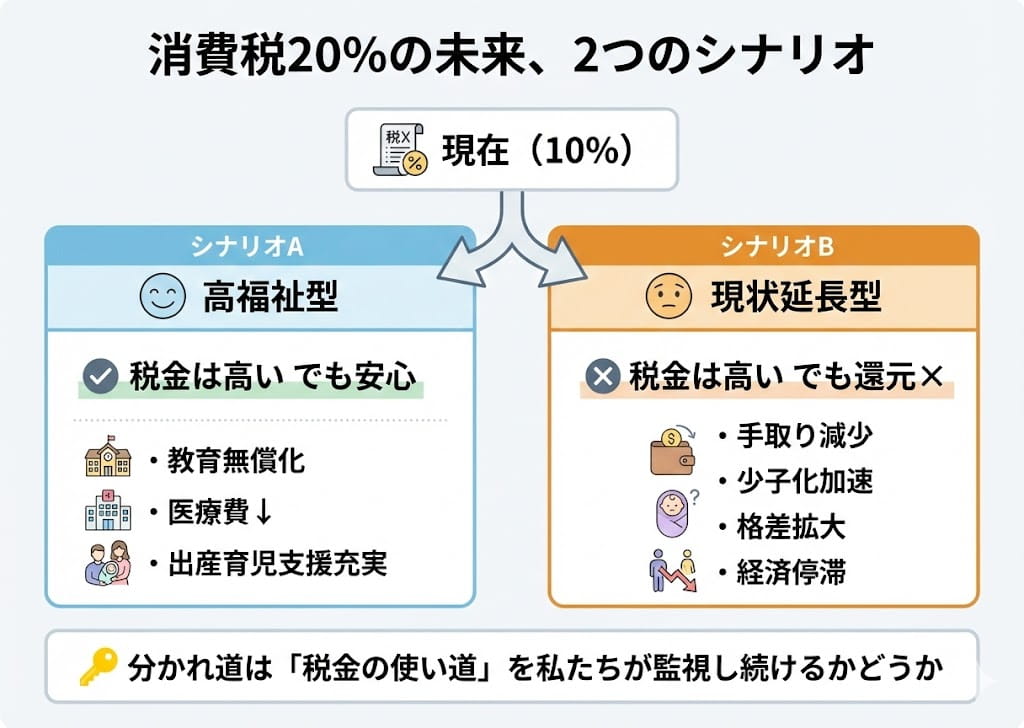 15年後の2つの未来シナリオ